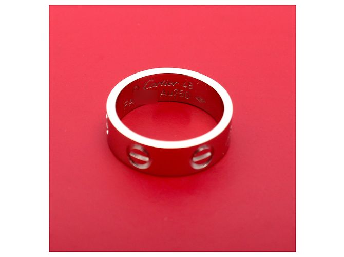 Cartier Love Ring Classic Weißgold Größe Damenring - Ansicht 9