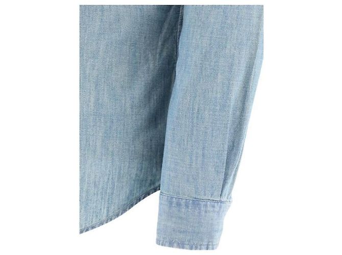 Ralph Lauren Camicia in chambray con logo Pony ricamato - vista 6
