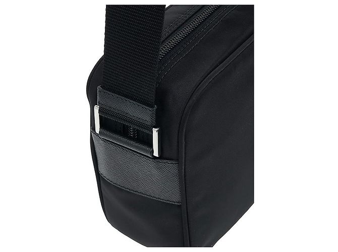 Prada Borsa a tracolla in nylon da donna Nero - vista 8