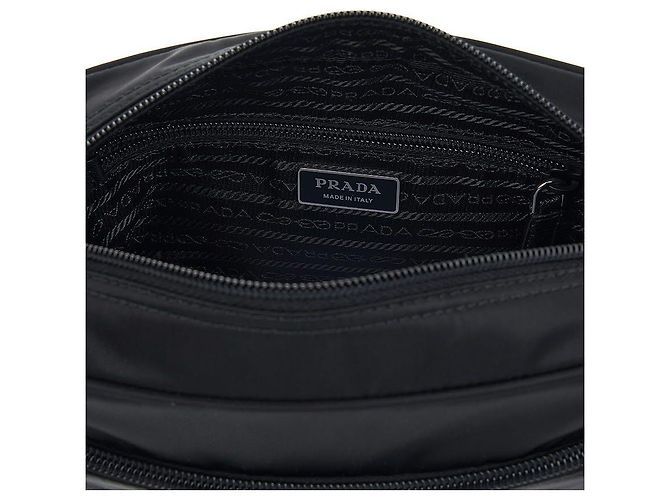 Prada Borsa a tracolla in nylon da donna Nero - vista 9