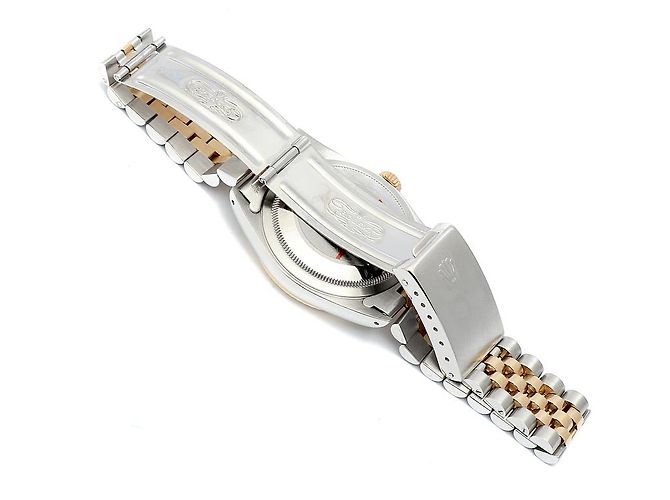 Rolex Orologio combinazione da uomo Datejust After Diamond Champagne Gold D'oro - vista 15