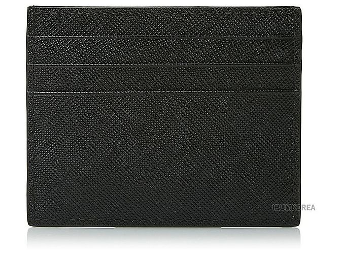 Prada Kartenetui mit Metall-Logo Schwarz - Ansicht 3