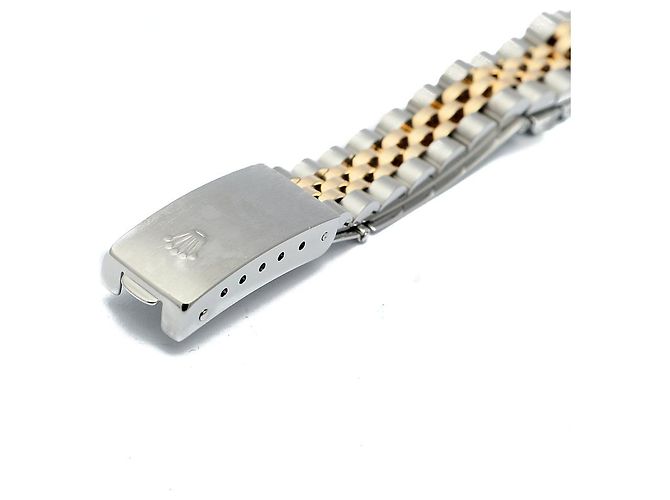 Rolex Orologio combinazione da donna Datejust con quadrante blu ombre originale e diamanti - vista 17