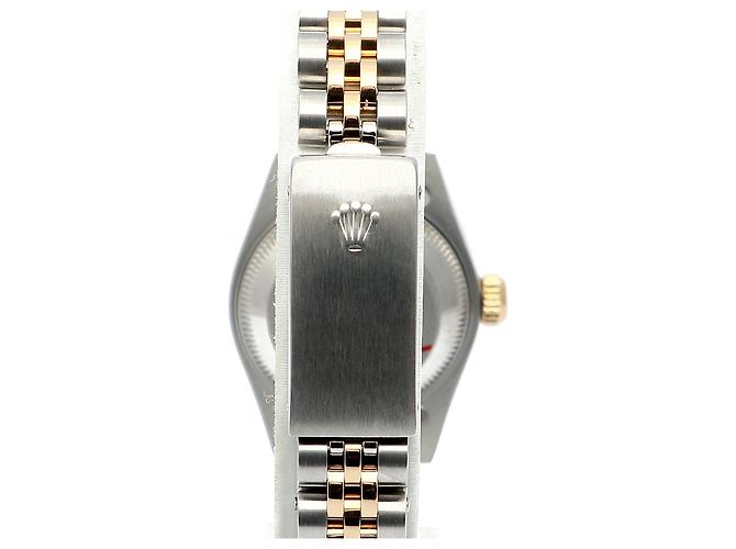 Rolex Orologio combinazione da donna Datejust con quadrante blu ombre originale e diamanti - vista 8
