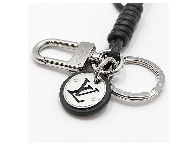 Louis Vuitton Portachiavi Rope Damier Graphite Marrone - vista 4