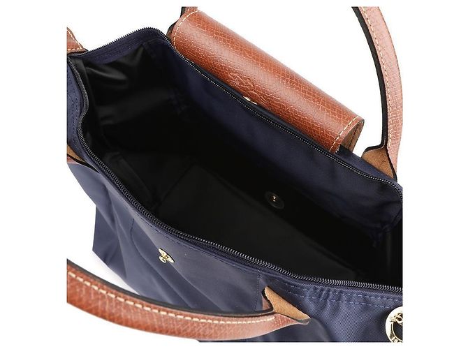 Miu Miu Longchamp Le Pliage Original Handtasche Blau - Ansicht 8