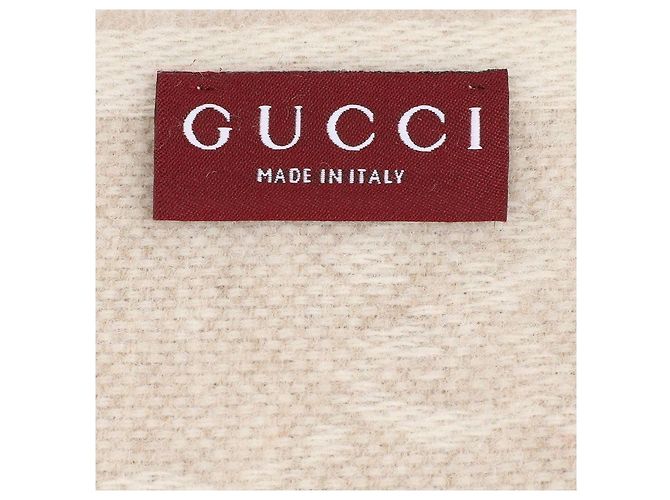 Gucci Sciarpa in lana Web New Nicky Marrone - vista 8
