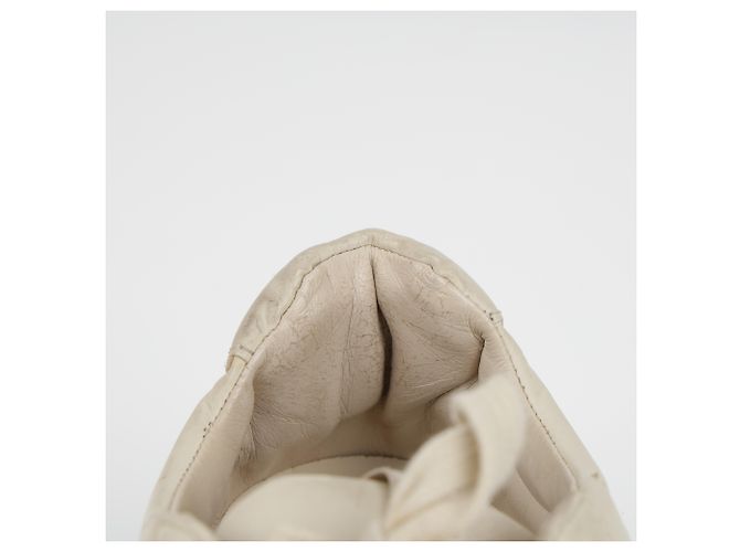 Gucci Sneakers in pelle Rayton Logo da donna Ivory Bianco - vista 12