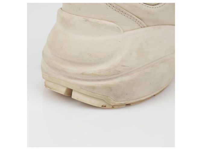 Gucci Sneakers in pelle Rayton Logo da donna Ivory Bianco - vista 14