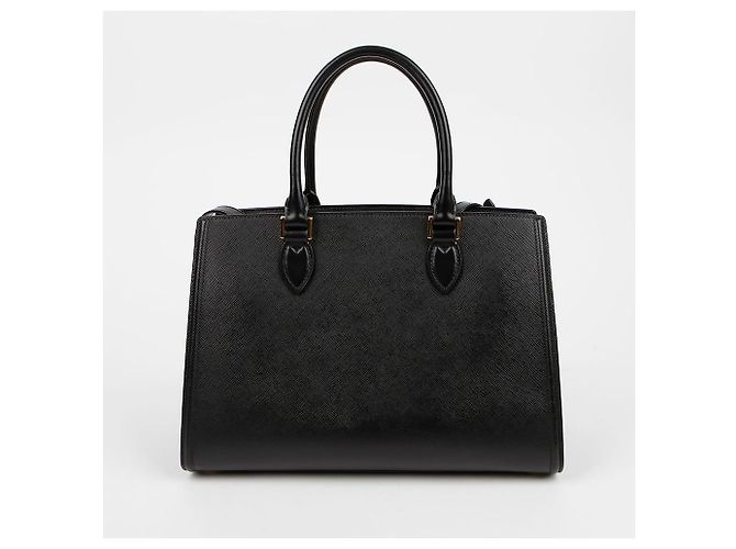 Prada Saffiano Leder Tote Bag Schwarz - Ansicht 5