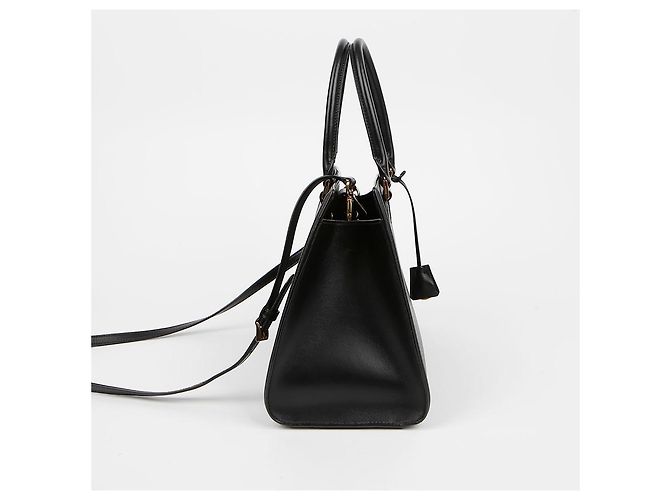 Prada Saffiano Leder Tote Bag Schwarz - Ansicht 6