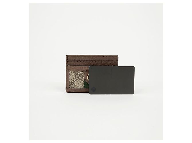 Gucci Tarjetero Ophidia GG Supreme Brown Castaño - vista 12