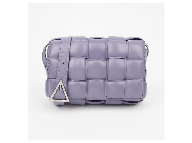 Bottega Veneta Bolsa de Ombro Cassette Acolchoada Purple Roxo - vista 2