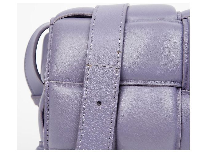 Bottega Veneta Bolsa de Ombro Cassette Acolchoada Purple Roxo - vista 3