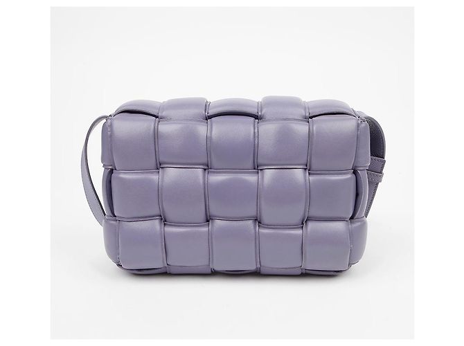 Bottega Veneta Bolsa de Ombro Cassette Acolchoada Purple Roxo - vista 4
