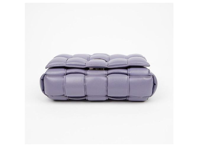 Bottega Veneta Bolsa de Ombro Cassette Acolchoada Purple Roxo - vista 6