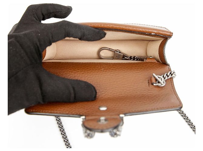 Gucci Borsa Dionysus Super Mini Blu - vista 8