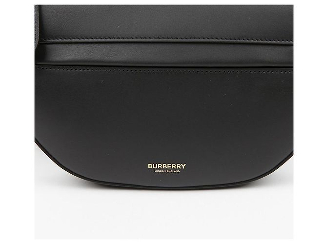 Burberry Mini borsa a tracolla in pelle con zip Olympe Black Nero - vista 3