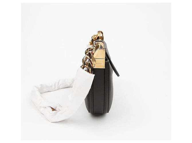 Burberry Mini borsa a tracolla in pelle con zip Olympe Black Nero - vista 5