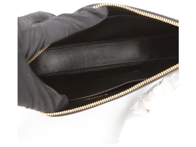 Burberry Mini borsa a tracolla in pelle con zip Olympe Black Nero - vista 8