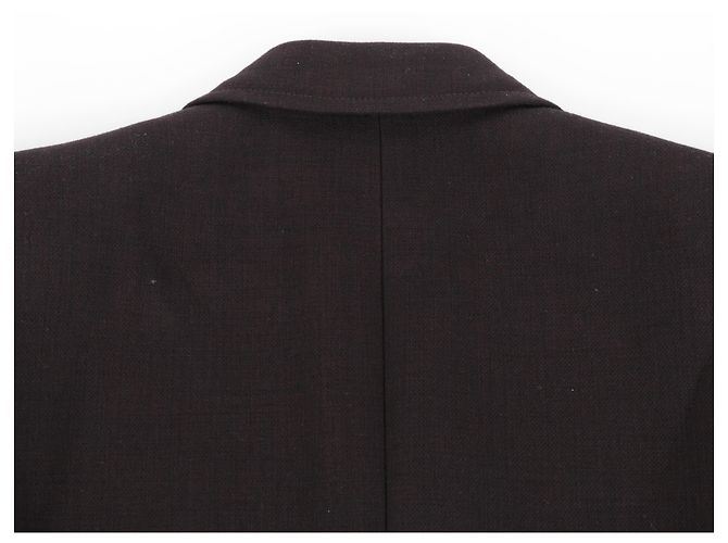 Bottega Veneta Giacca strutturata in cotone melange marrone - vista 11