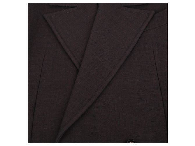 Bottega Veneta Giacca strutturata in cotone melange marrone - vista 4