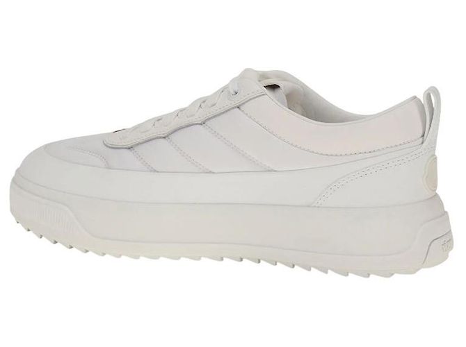 Moncler Sneakers Altive Nubuck Suede White Bianco - vista 3