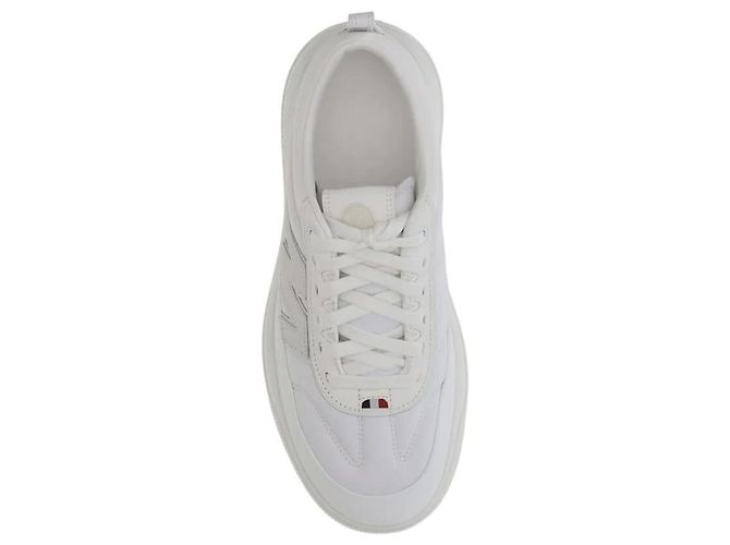 Moncler Sneakers Altive Nubuck Suede White Bianco - vista 4