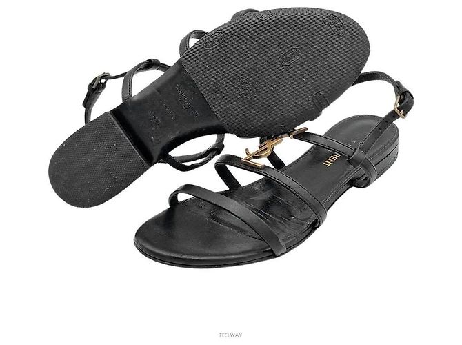 Saint Laurent Scarpe basse in pelle Nero - vista 2