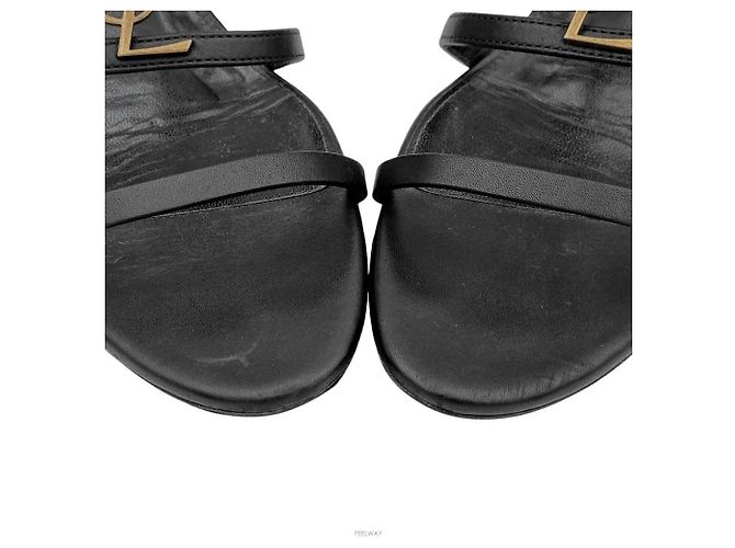 Saint Laurent Scarpe basse in pelle Nero - vista 3