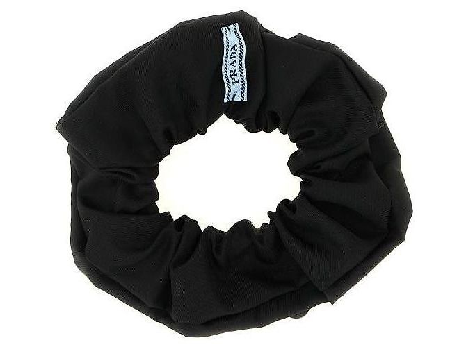 Prada Fascia per capelli intrecciata in Re-Nylon Nero - vista 5