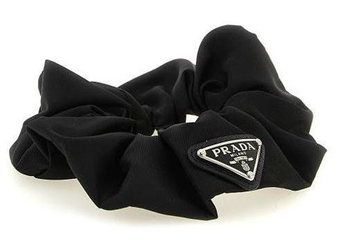 Prada Fascia per capelli intrecciata in Re-Nylon Nero - vista 6