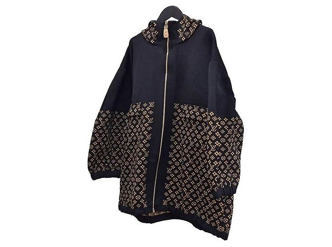 Louis Vuitton Chaqueta con capucha de jacquard Negro - vista 2