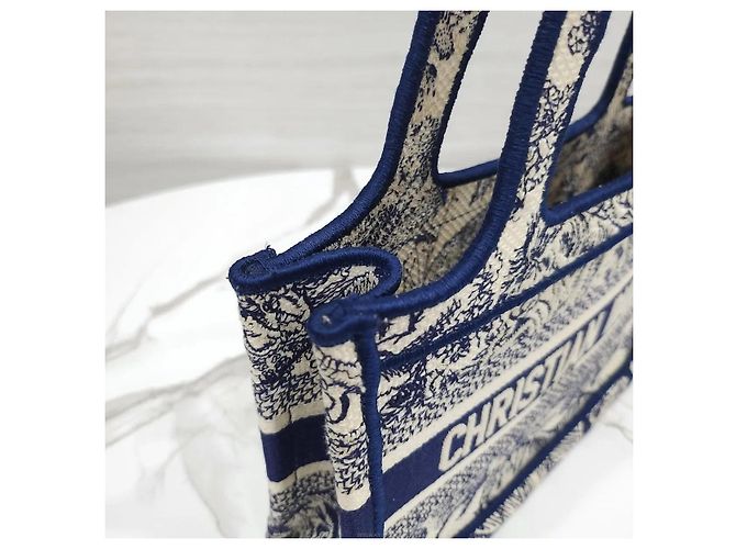 Dior Mini Book Tote Tuileries Blue - vista 5