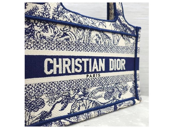 Dior Mini Book Tote Tuileries Blue - vista 6