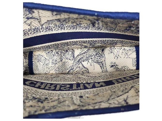 Dior Mini Book Tote Tuileries Blue - vista 7