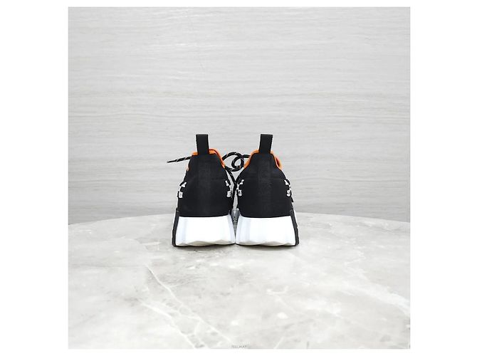 Hermès Zapatillas Flex Technical Knit Black Negro - vista 4