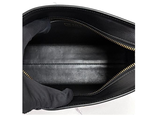 Prada Borsa a tracolla e spalla City in Saffiano Rosso - vista 16