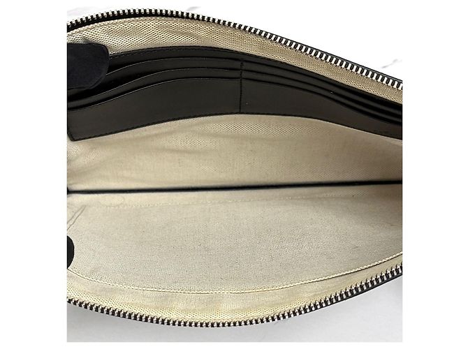 Gucci Clutch stampa pitone nero - vista 10