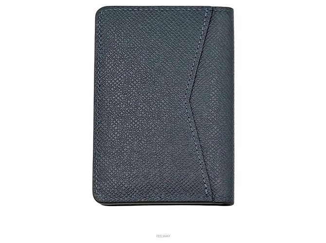 Louis Vuitton Organizer Taiga Blu - vista 2