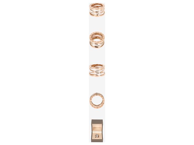 Bulgari Anello Design Legend Oro Rosa Ceramica Bianca Bianco - vista 2
