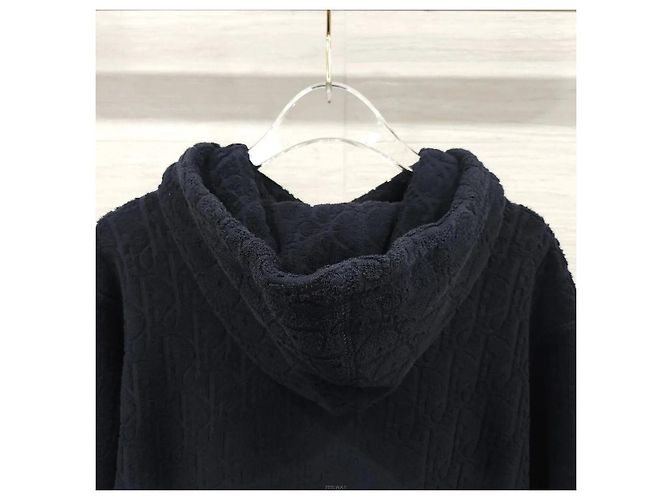 Dior Oblique Terry Hoodie Navy - Ansicht 6