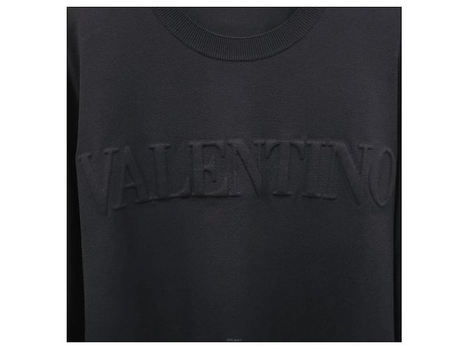 Valentino Strickware in Schwarz mit geprägtem Logo - Ansicht 4