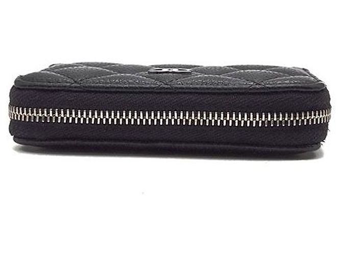 Tarjetero Chanel Caviar de piel negra Negro - vista 4