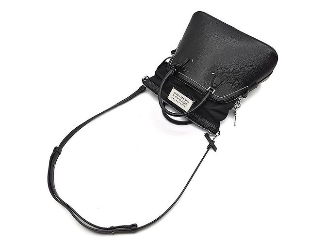 Maison Martin Margiela Sac à bandoulière Maison Margiela 5AC noir en cuir - vue 4