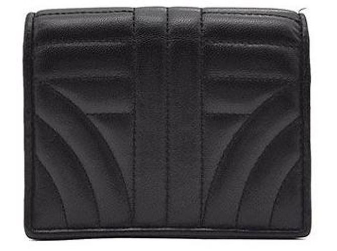 Portafoglio Prada Diagram in pelle nera Nero - vista 3
