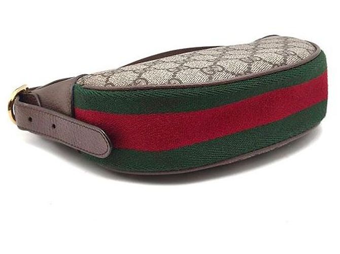 Gucci Borsa Hobo Mini Ophidia GG Supreme Marrone - vista 7