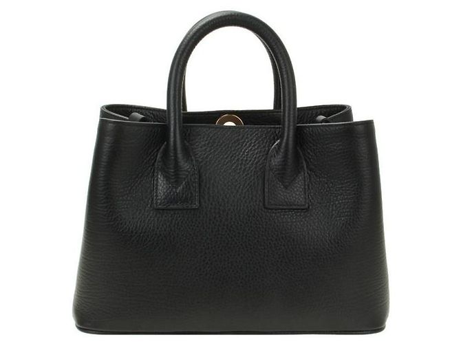 Burberry Mini borsa in pelle a scacchi Vermonji Nero - vista 3