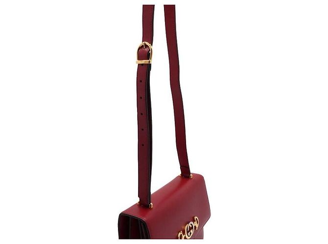 Gucci Borsa a tracolla e crossbody Jumi Small in vitello rosso - vista 11