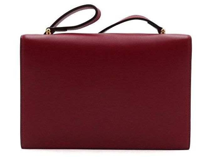 Gucci Borsa a tracolla e crossbody Jumi Small in vitello rosso - vista 4